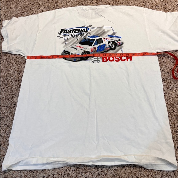 Fruit of the Loom Fastenal White Racing Graphic Tee - Picture 5 of 5
